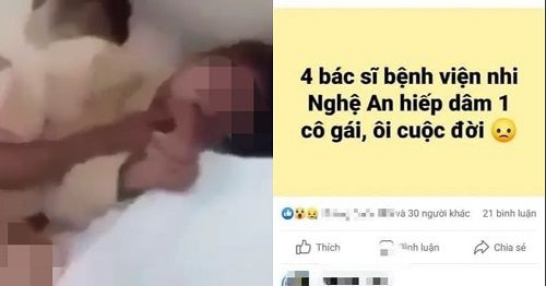 Bác sĩ sản nhi ở Nghệ An lộ clip nóng hiếp dâm phụ nữ 18+
